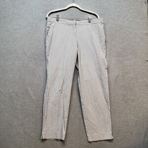 Etro Men Pants 46 Gray Striped Dress Pants 28"‎ Inseam Made In Italy